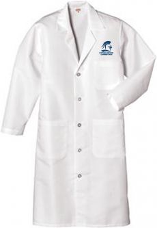 Red Kap Lab Coat, White